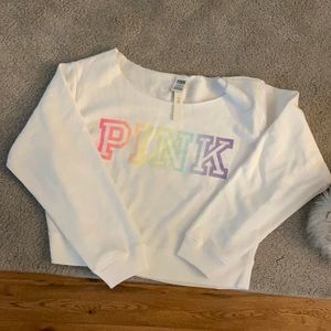 Pink crew neck